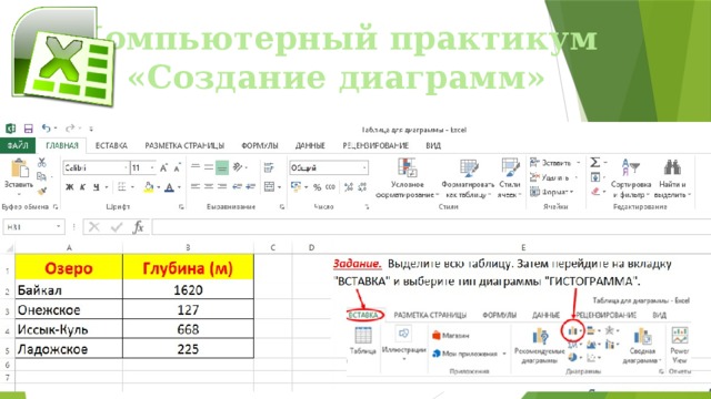 Компьютерный практикум «Создание диаграмм»