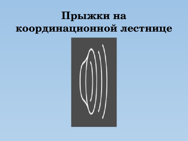 Прыжки на координационной лестнице