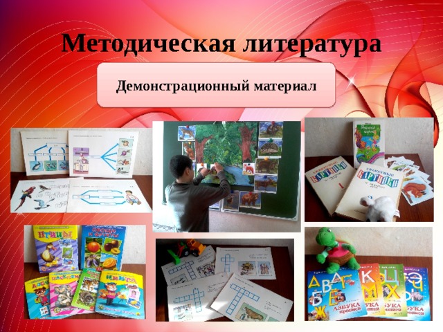 Методическая литература Демонстрационный материал  