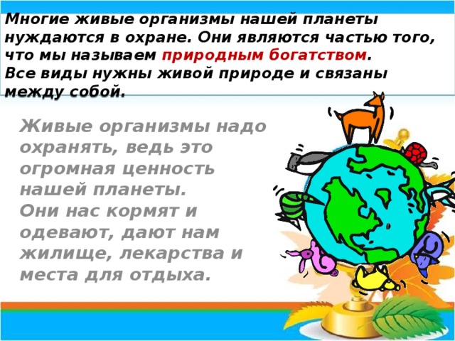 Биология 5 класс проект на тему охрана природы