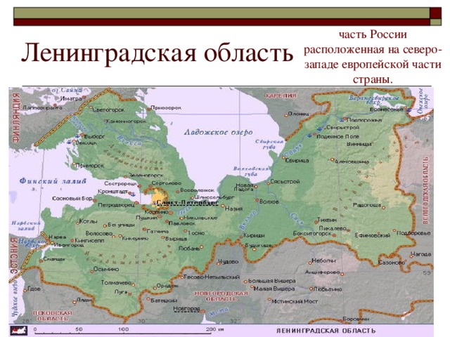 Реки ленобласти карта