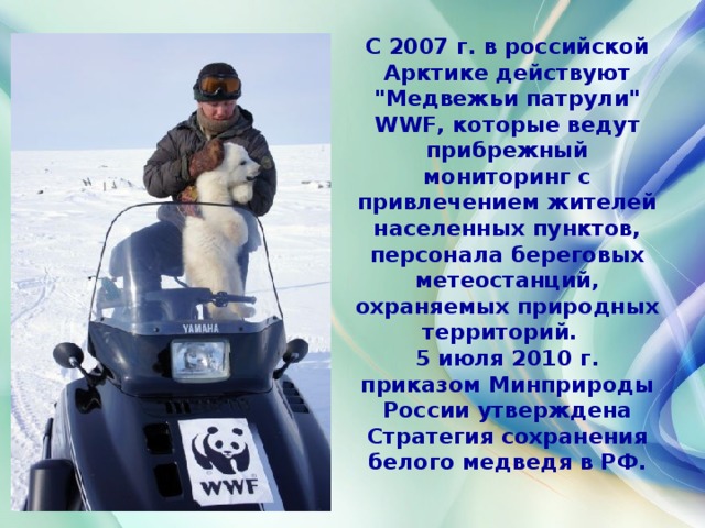 С 2007 г. в российской Арктике действуют 