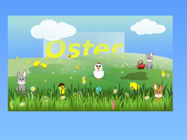 Ostern Die Osterzeit beschert uns ein paar freie Tage, die wir mit unseren Liebsten verbringen können - und es gibt allerhand zu tun! In deutschsprachigen Ländern und den Niederlanden suchen die Kinder bunt bemalte Hühnereier und Süßigkeiten, die vom „Osterhasen“ versteckt wurden. Es gibt auch den Brauch, Zweige in Vasen oder auf Bäumen im Garten mit bunt bemalten Ostereiern zu schmücken. Am Feiertag gibt es bei vielen Familien einen Kuchen in Form eines Hasen oder eines Lamms.  
