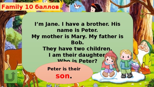 My name is peter сокращенно