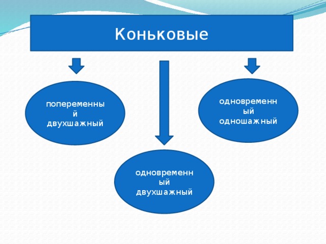 Коньковые одновременный одношажный попеременный двухшажный одновременный двухшажный 