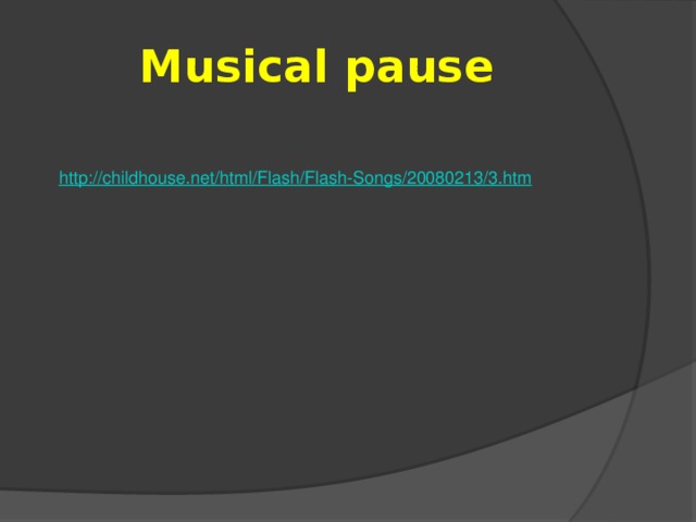 Musical pause