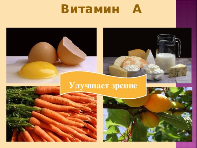 Витамин А Улучшает зрение 