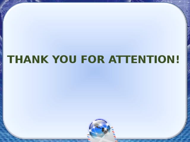Thank you for attention! 
