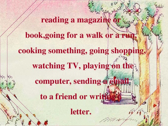 Dear ‘feeling lonely at the moment’,everyone feels lonely sometimes, so you are normal, though it is Try making a list of things you like doing, some on your own and some with other people. Things which you might want to do on your own might be   reading a magazine or book,going for a walk or a run, cooking something, going shopping,  watching TV, playing on the  computer, sending a email to a friend or writing a letter.  not always a nice  feeling.  
