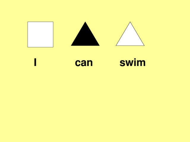 I can swim