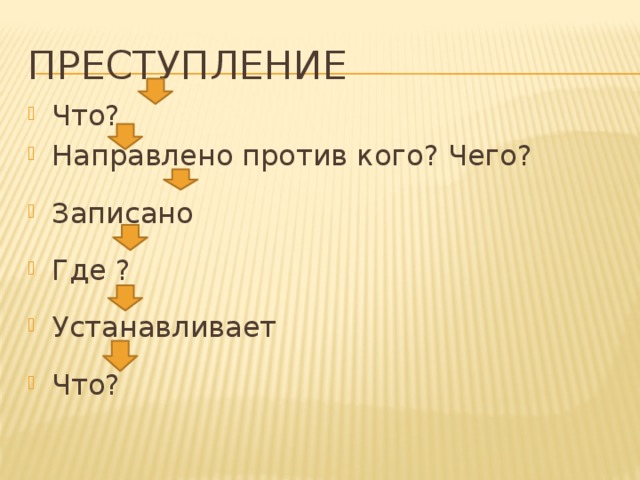 преступление