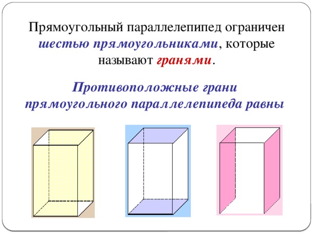 Как нарисовать прямоугольный параллелепипед