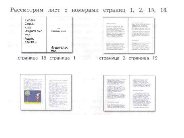 Тираж Серия книг Издательство Адрес сайта… Издательство