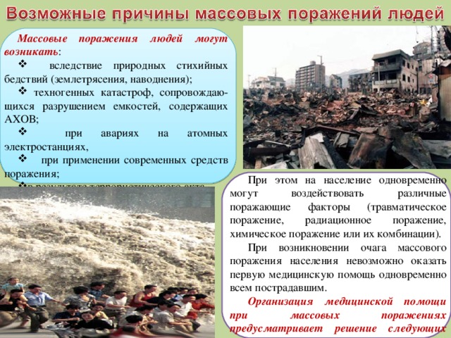 Пп при массовых поражениях 9 класс презентация
