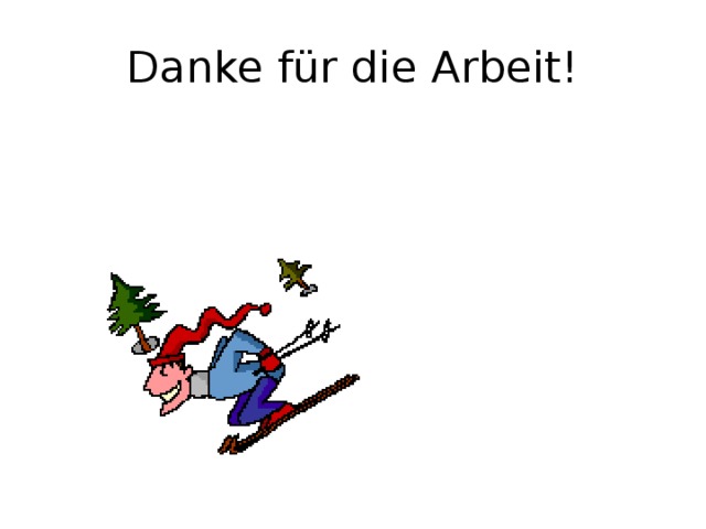 Danke für die Arbeit!