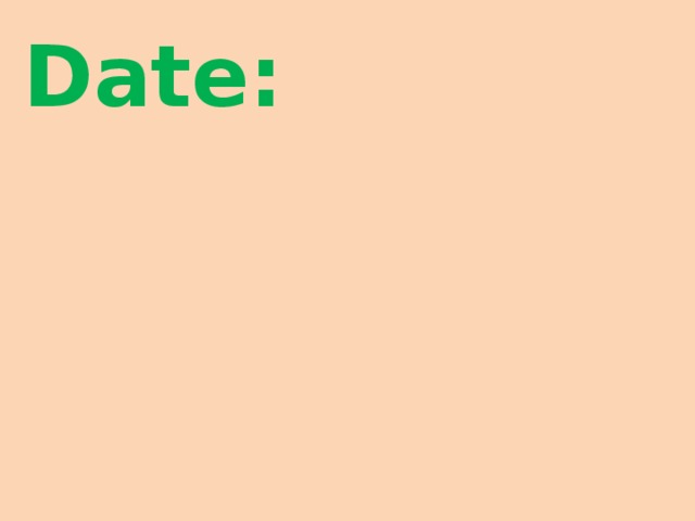 Date: