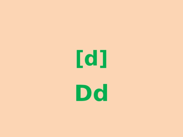 [ d ] Dd