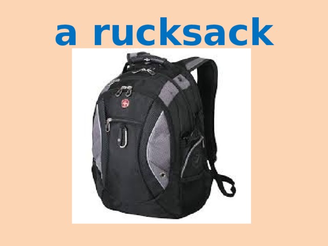 a rucksack