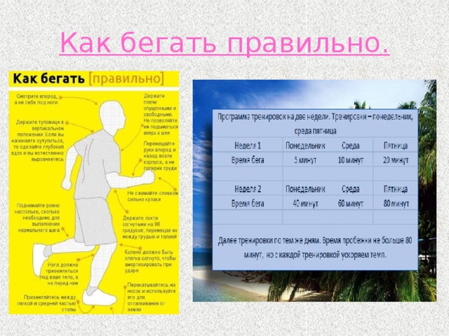 Как бегать правильно. 
