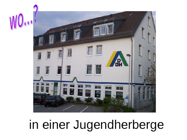 in einer Jugendherberge 
