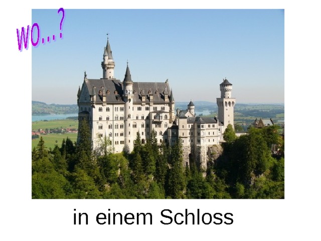 in einem Schloss 