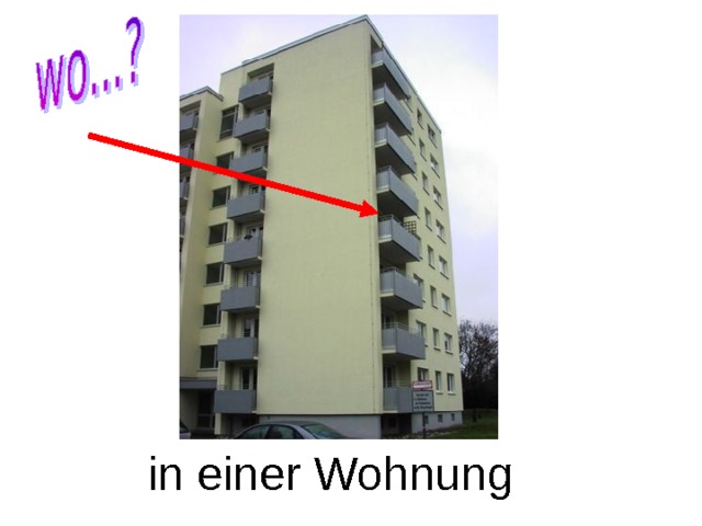 in einer Wohnung 