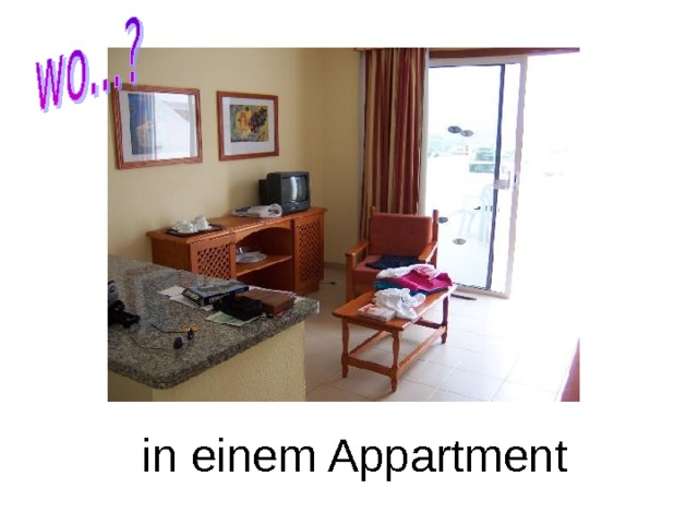in einem Appartment 
