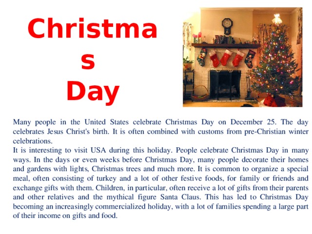 Реферат Holidays In Usa Реферат Holidays In Usa