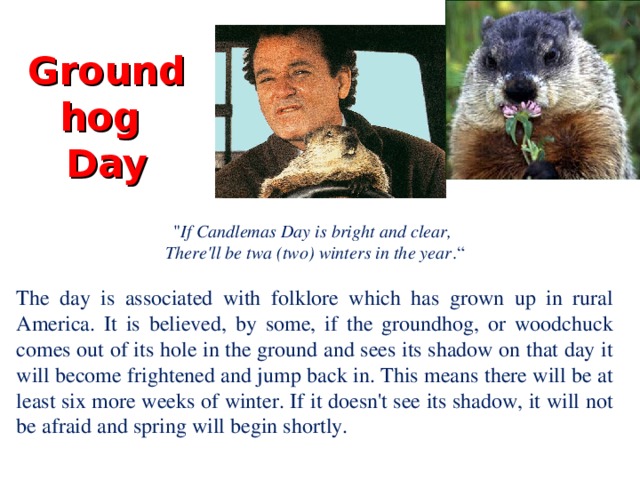 Groundhog  Day 