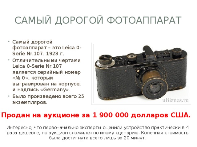 История фотоаппарата проект 4 класс