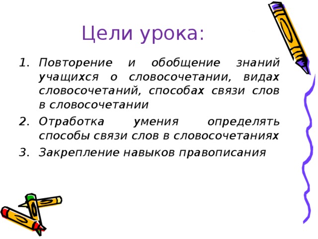 Цели урока: