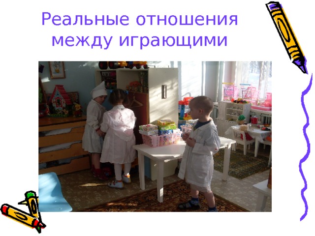 Реальные отношения между играющими 
