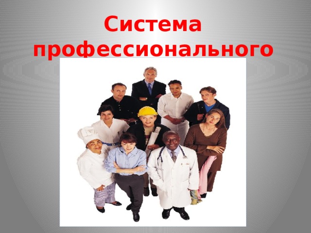 Система профессионального образования 
