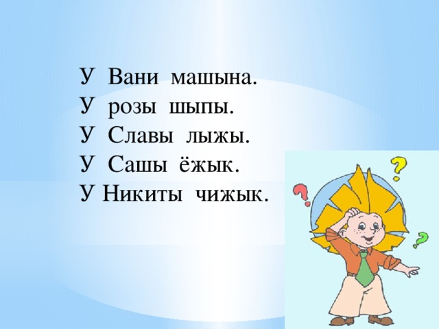 Повторение жи ши 1 класс презентация