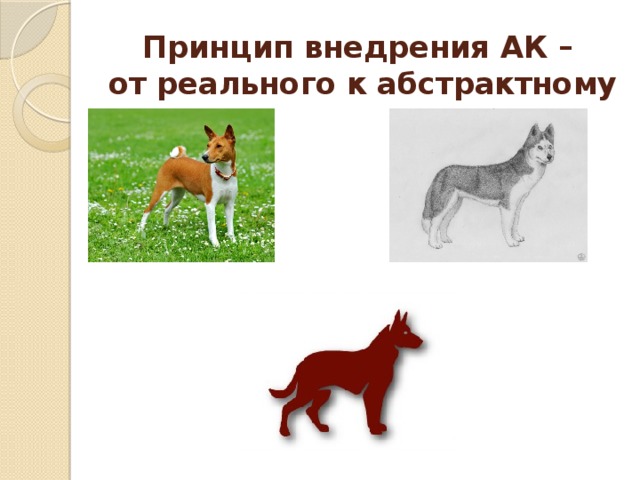 принцип от реального к абстрактному