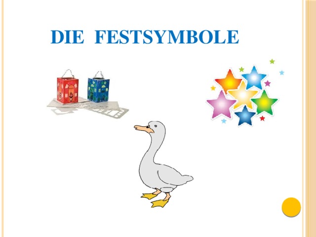 Die Festsymbole 