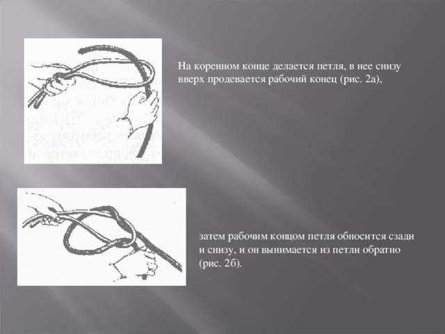 Узлы в туристическом походе презентация