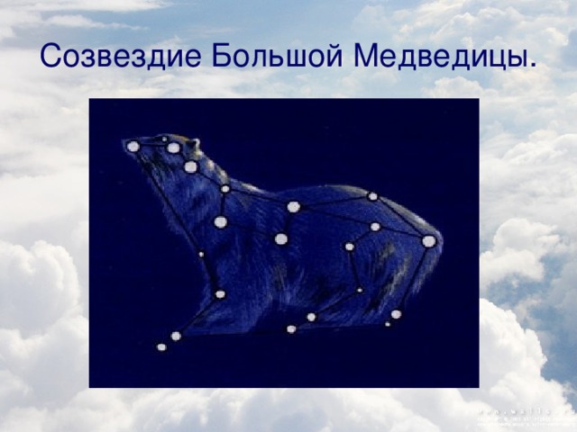 Созвездие Большой Медведицы. 