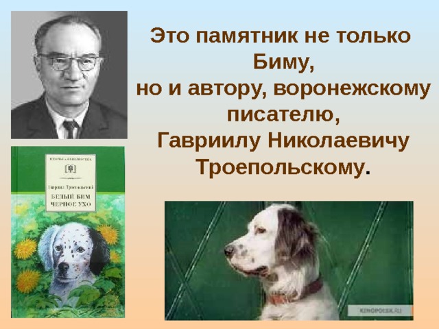 Презентация моя любимая книга белый бим черное ухо
