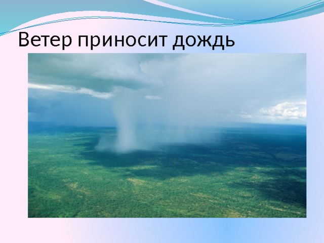 Ветер приносит дождь 