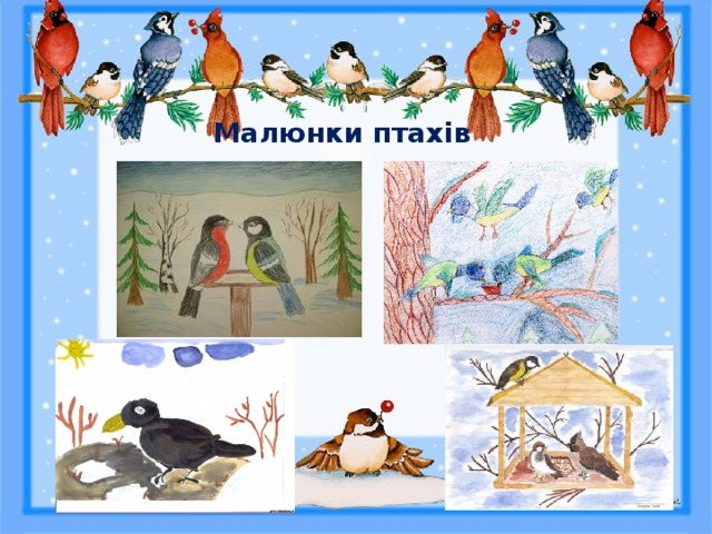  Малюнки птахів 