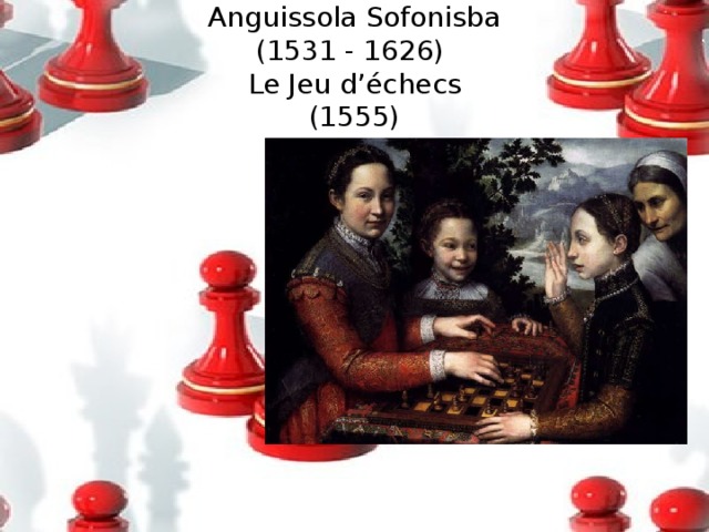 Anguissola Sofonisba  (1531 - 1626)  Le Jeu d’échecs  (1555)