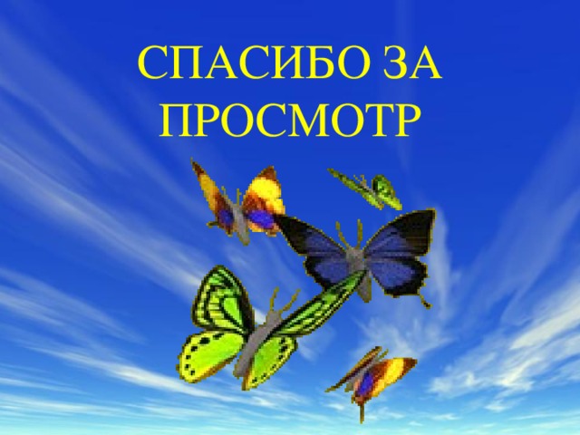 СПАСИБО ЗА ПРОСМОТР 