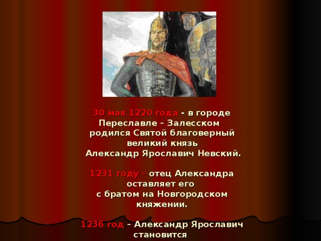 Александр Невский-символ нации.