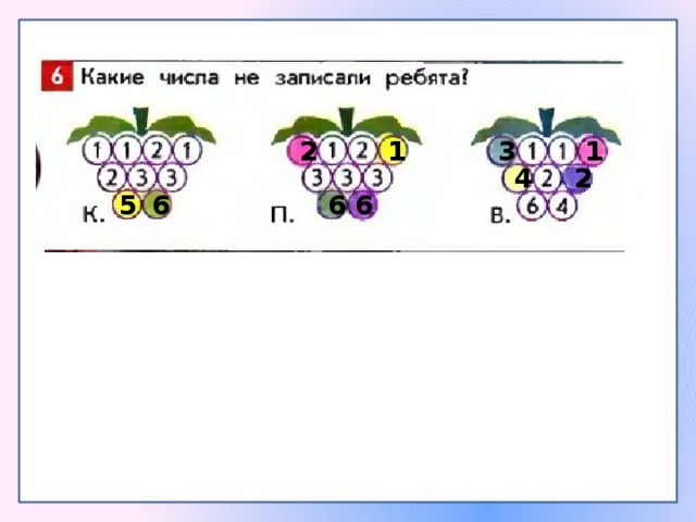 2 1 3 1 4 2 5 6 6 6 