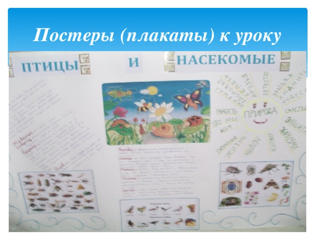 Постеры (плакаты) к уроку 