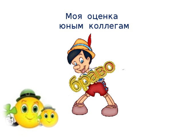 Моя оценка юным коллегам
