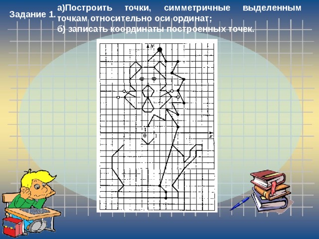 Симметричные картинки по математике