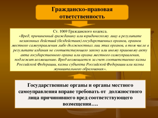 Юридическая ответственность за коррупционные правонарушения презентация