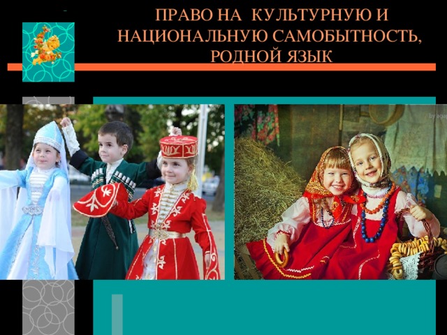ПРАВО НА КУЛЬТУРНУЮ И НАЦИОНАЛЬНУЮ САМОБЫТНОСТЬ,  РОДНОЙ ЯЗЫК 